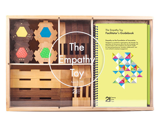 front view of the toy box for the Empathy Toy Facilitator's Kit